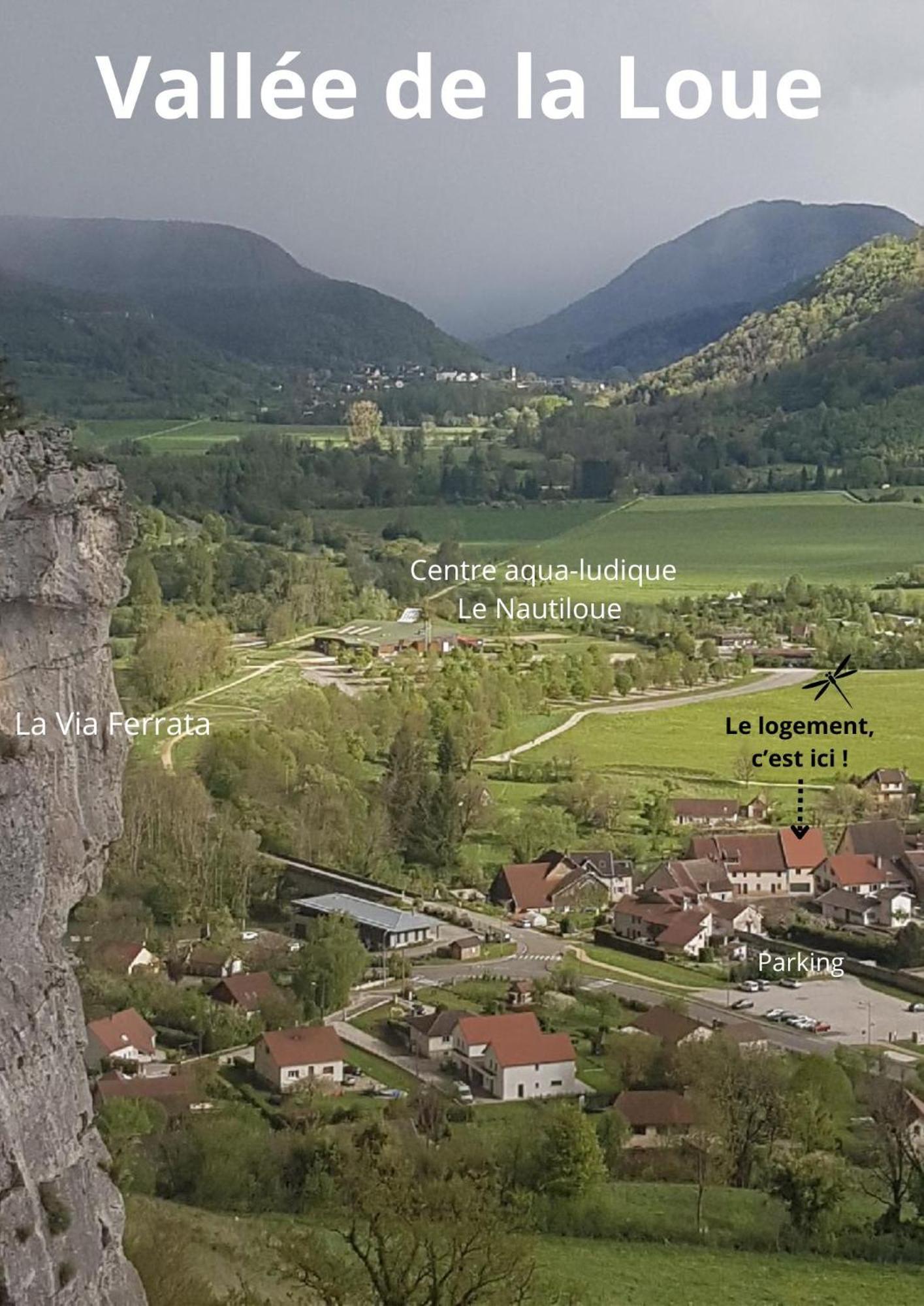Maison De Vacances - Vue Panoramique Riviere Ornans Dış mekan fotoğraf